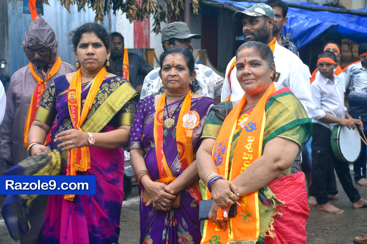 Razole Taluka Ganesh Nimajjanam
